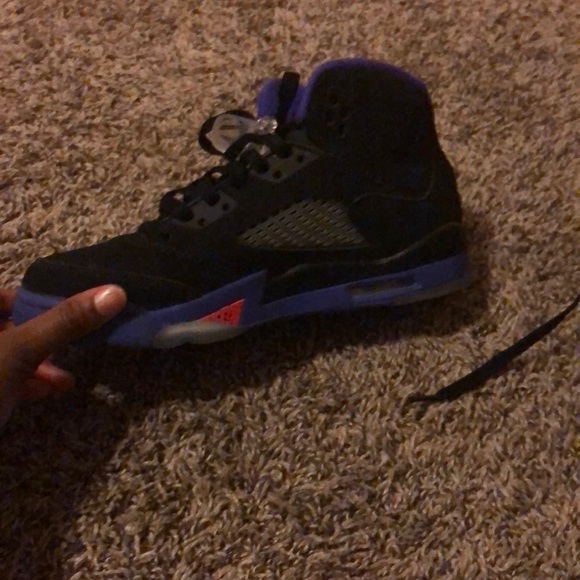 Purple&Black Jordan’s - Picture 2 of 5